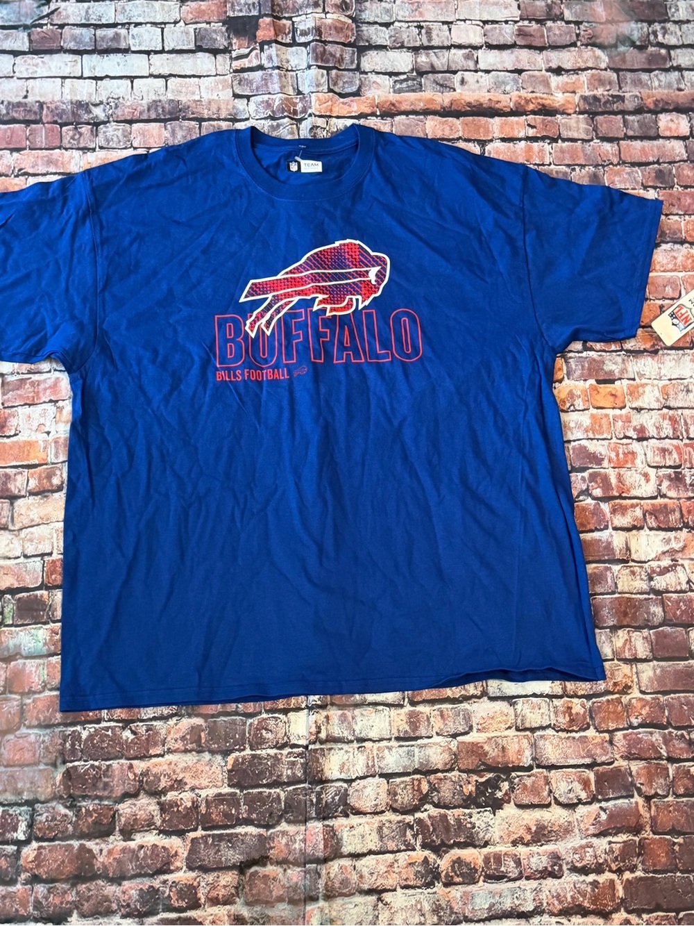 Buffalo Bills Blue Graphic Tee - Men's Crew Neck Shirt